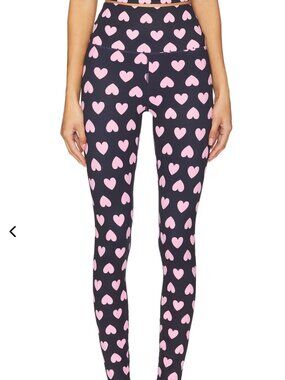 BeachRiot Sport High Waist Love Heart Piper Legging Sz XS